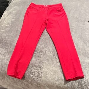 Vibrant Red Pants